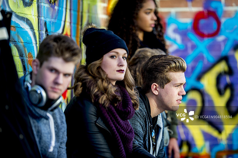 一群青少年图片素材