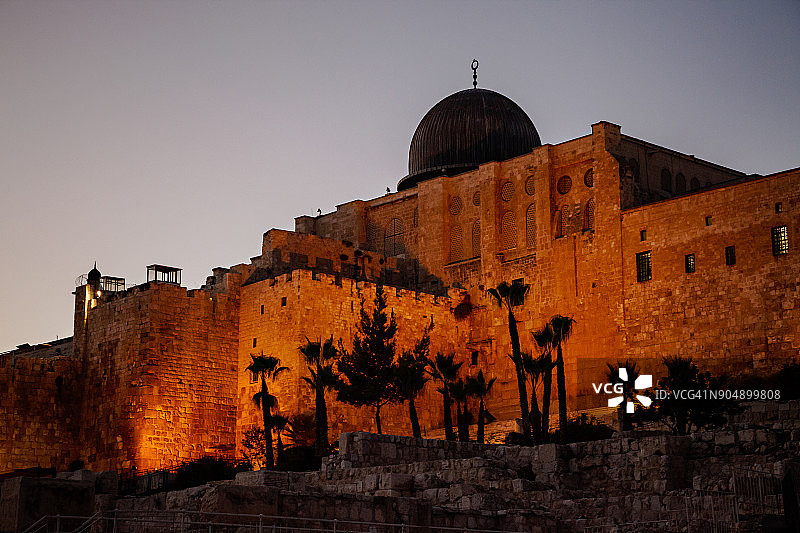 耶路撒冷的阿克萨清真寺图片素材