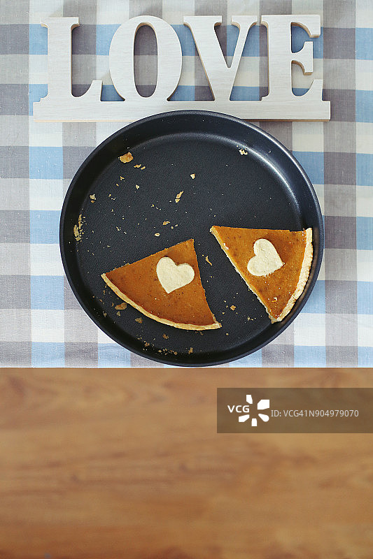 两块南瓜派图片素材