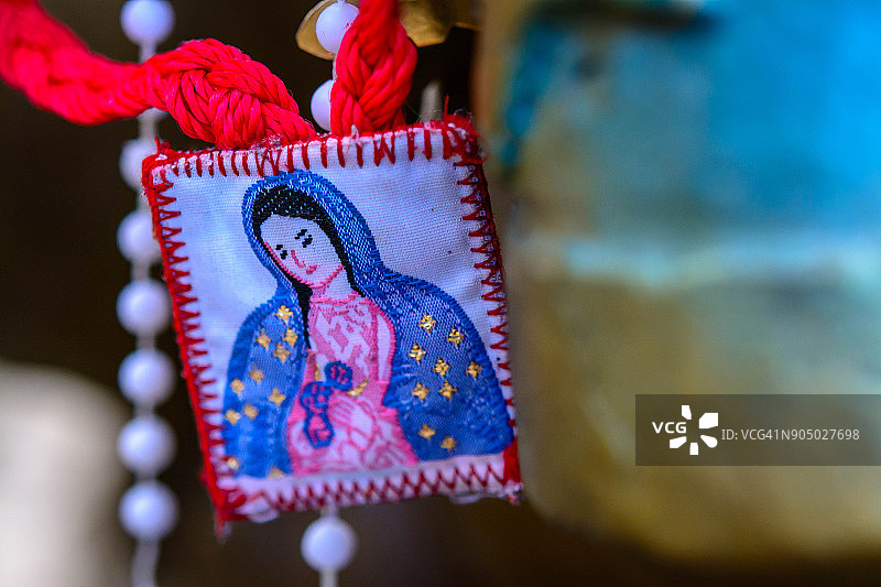 献给瓜达卢佩圣母的祭品图片素材