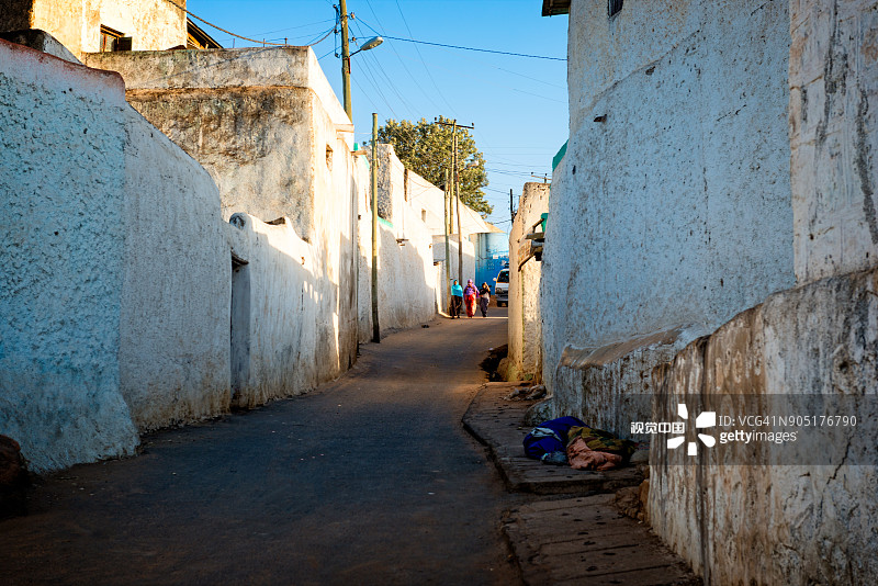 2017年12月7日，埃塞俄比亚哈拉尔老城街景图片素材