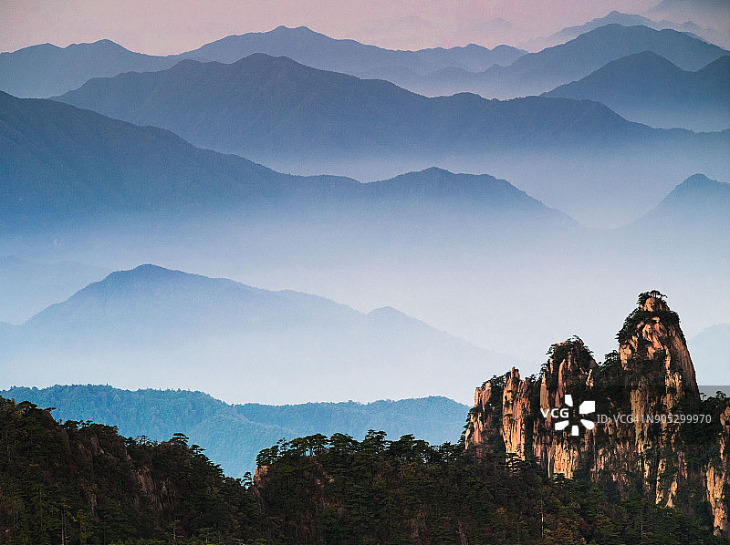 中国安徽黄山图片素材