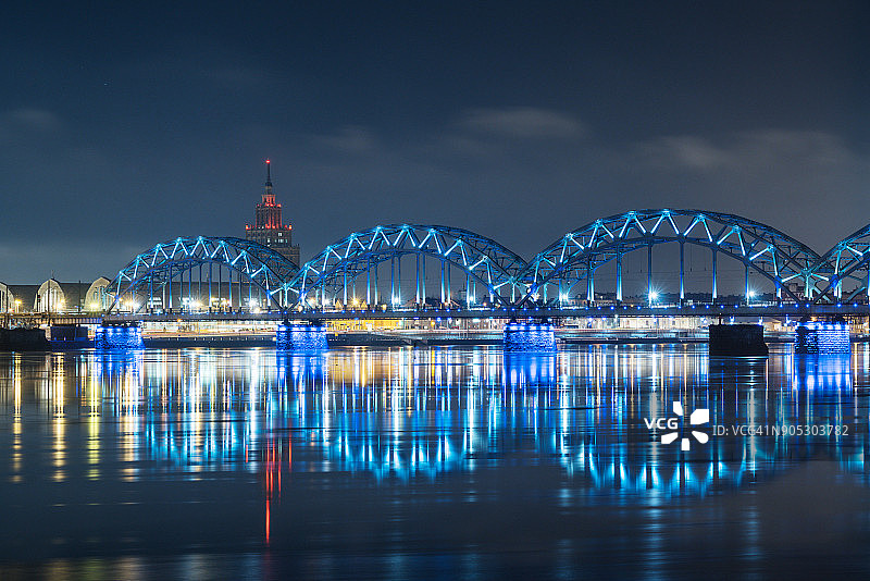 铁路桥图片素材