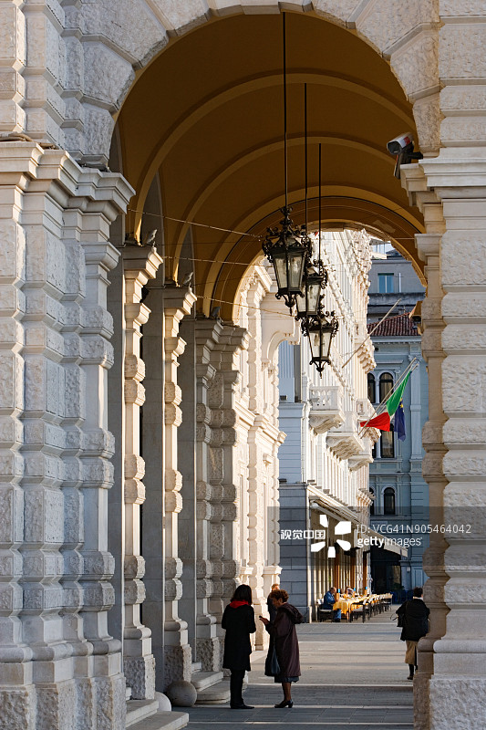 意大利的里雅斯特统一广场图片素材