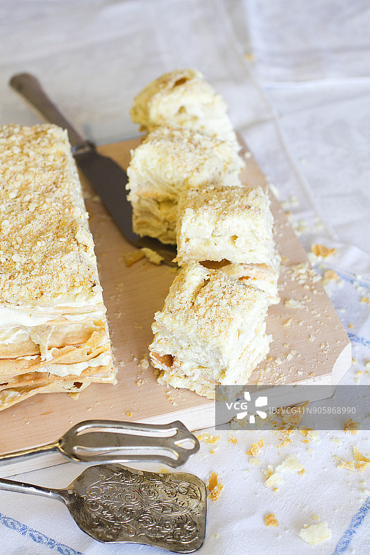 拿破仑蛋糕图片素材