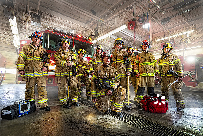 消防员团队图片素材