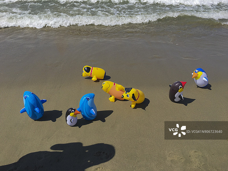 在海滩上图片素材