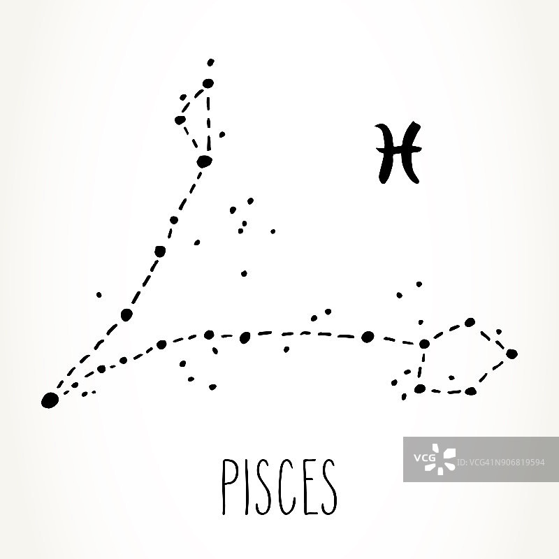 双鱼座星座图片素材