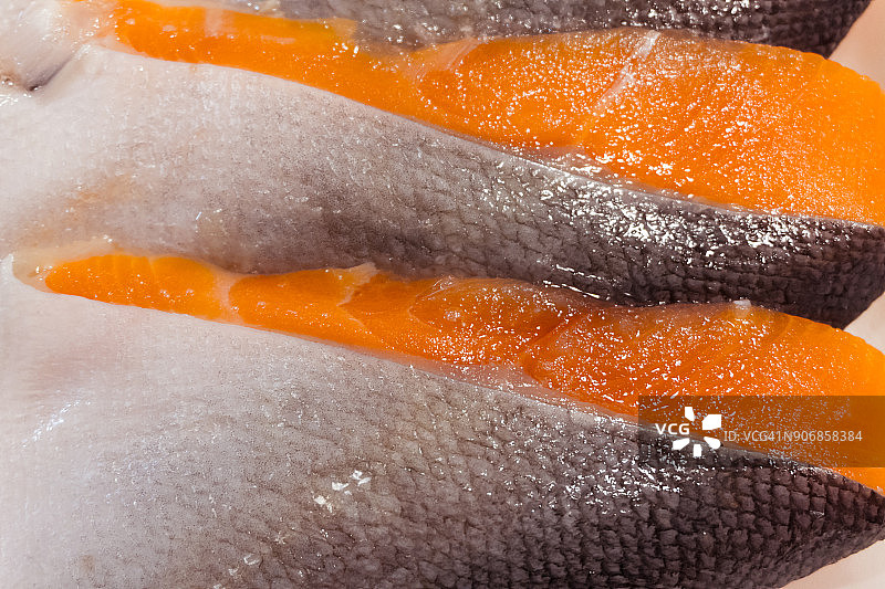 生三文鱼片图片素材