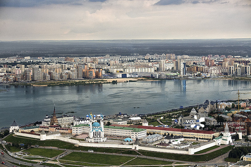 航拍喀山图片素材