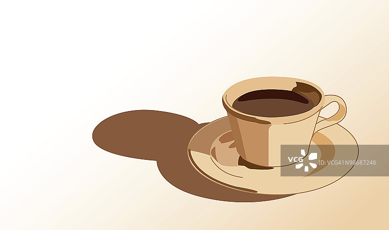 暖棕色调咖啡图片素材