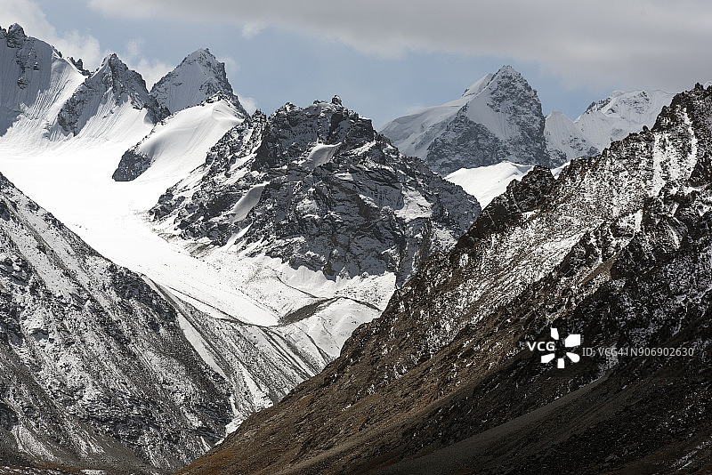 喀喇昆仑公路风光图片素材