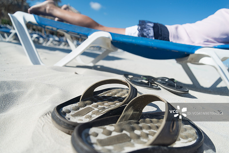 在海滩上图片素材