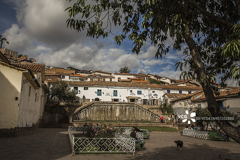 圣布拉斯-库斯科市-秘鲁图片素材