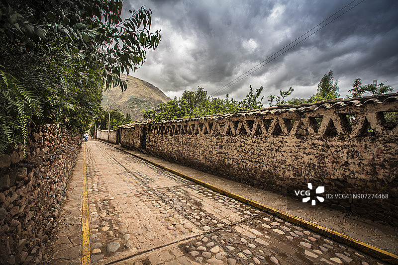 安达瓦伊拉斯，安第斯巴洛克之路 - 库斯科 - 秘鲁图片素材