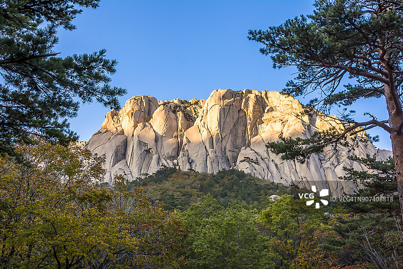 雪岳山，韩国图片素材