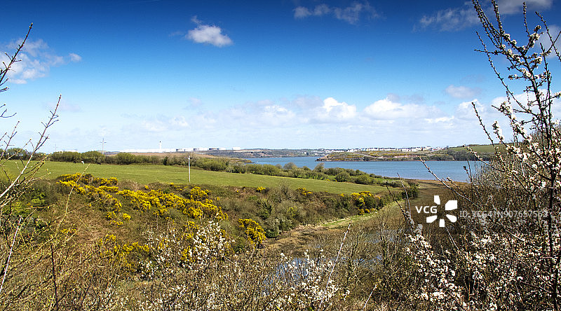 米尔福德黑文：彭布罗克郡的威尔士海岸小径图片素材