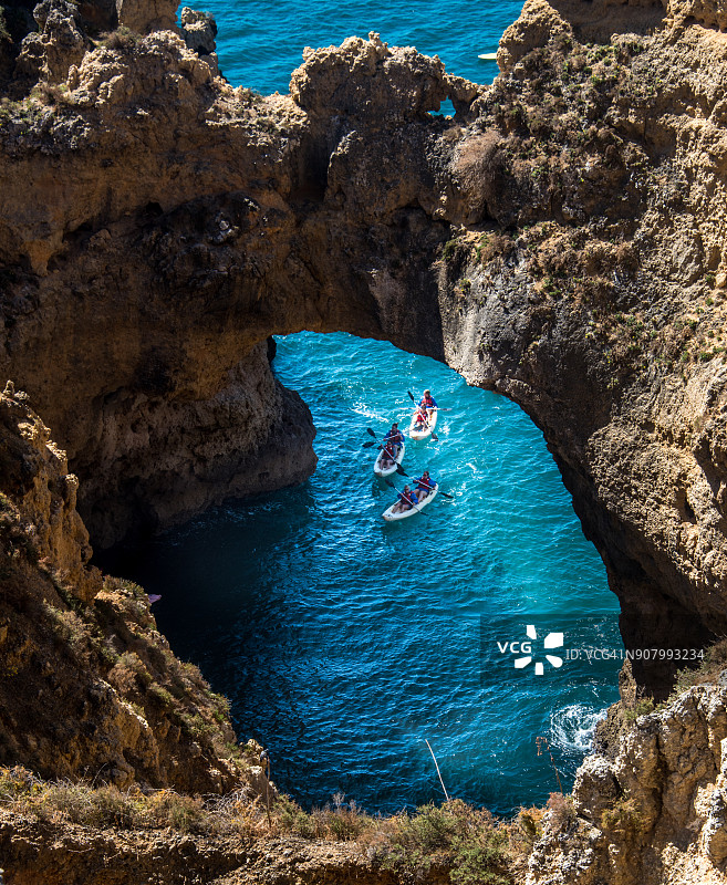 阿尔加维海蚀洞图片素材