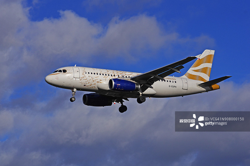 英国航空奥运涂装空客A319-131图片素材