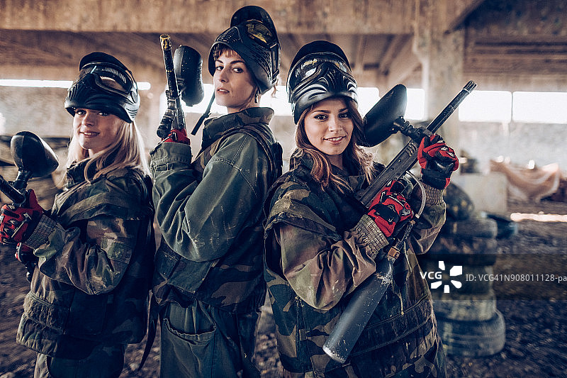 彩弹射击队图片素材