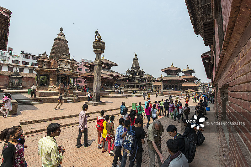 尼泊尔加德满都帕坦杜巴广场图片素材
