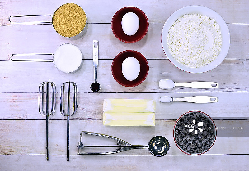 巧克力碎片曲奇配料图片素材