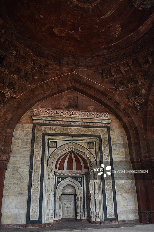 印度古堡：基拉-艾-库赫纳清真寺图片素材