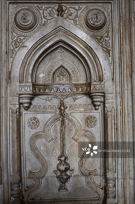 印度古堡：基拉-艾-库赫纳清真寺图片素材