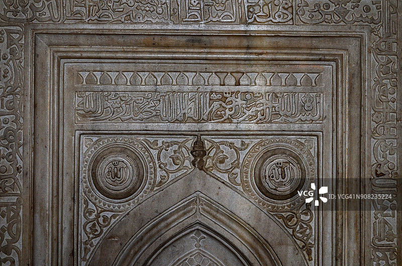 印度古堡：基拉-艾-库赫纳清真寺图片素材