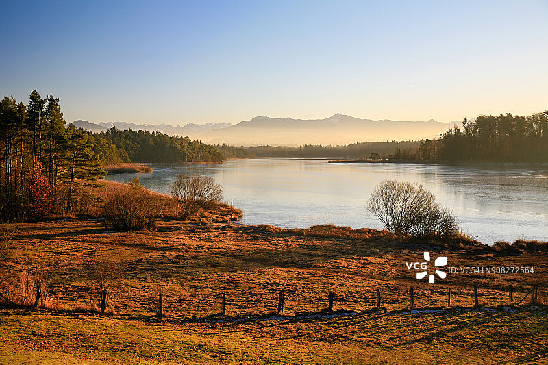 冬季的巴伐利亚自然保护区图片素材
