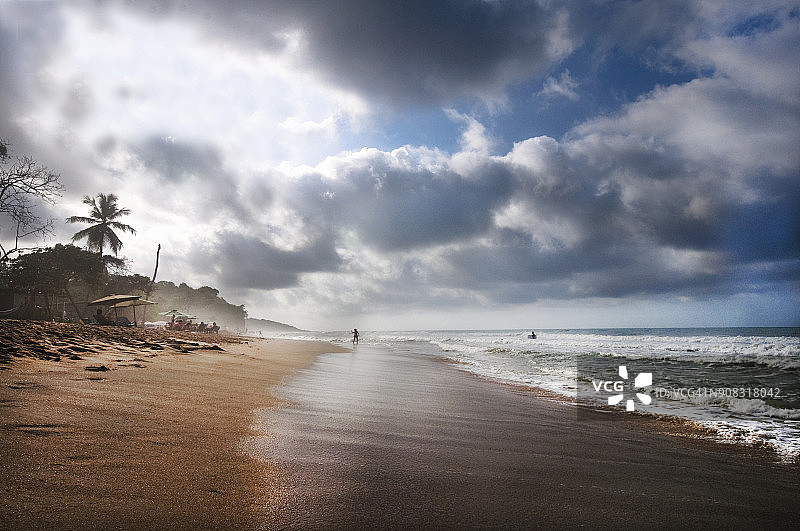 委内瑞拉巴洛文托奇雷雷海滩侧面照图片素材
