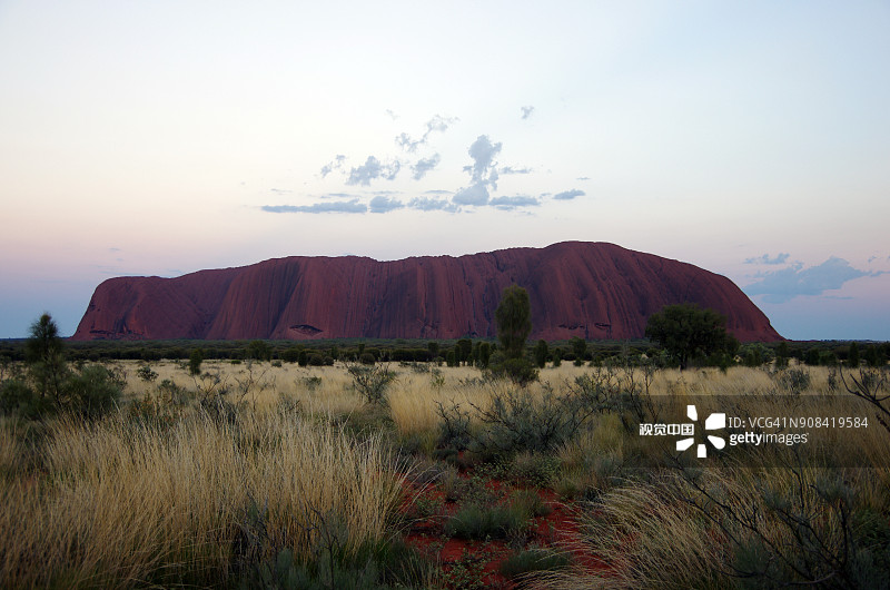 澳大利亚乌鲁鲁国家公园乌鲁鲁的日出图片素材