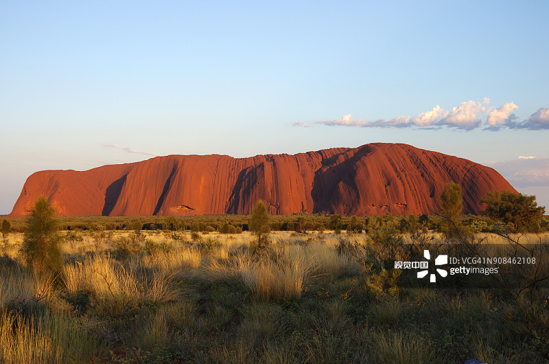 澳大利亚乌鲁鲁国家公园乌鲁鲁的日出图片素材