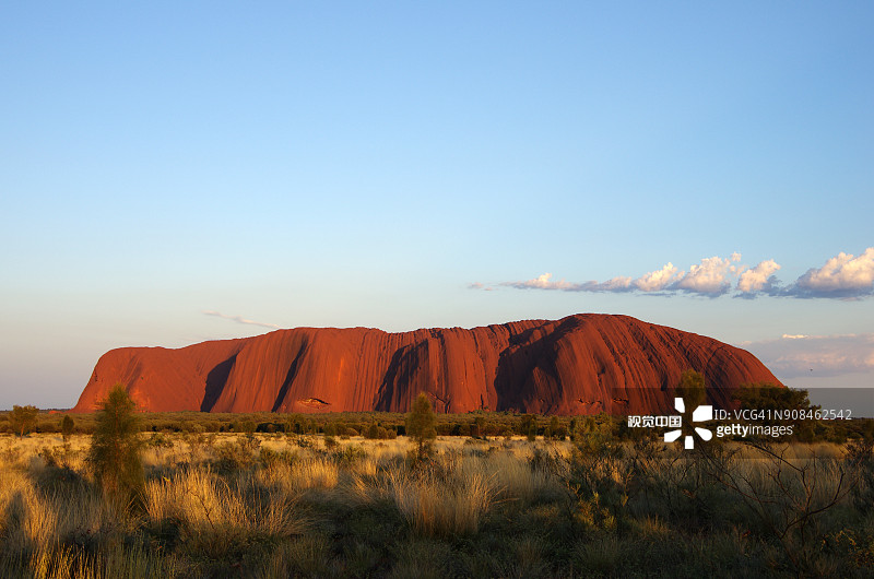澳大利亚乌鲁鲁国家公园乌鲁鲁的日出图片素材