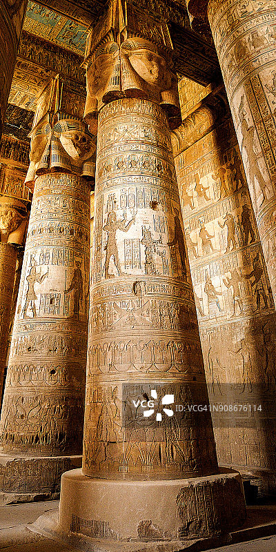 埃及的丹德拉神庙图片素材