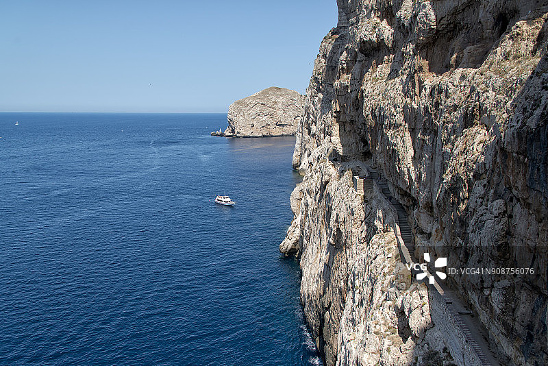 通往海神洞穴的小路图片素材
