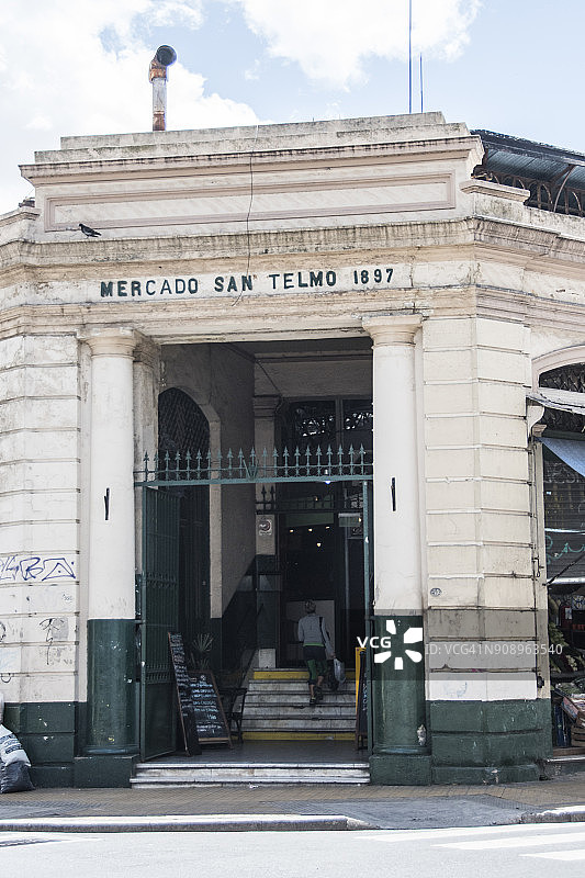 布宜诺斯艾利斯圣特尔莫市场图片素材