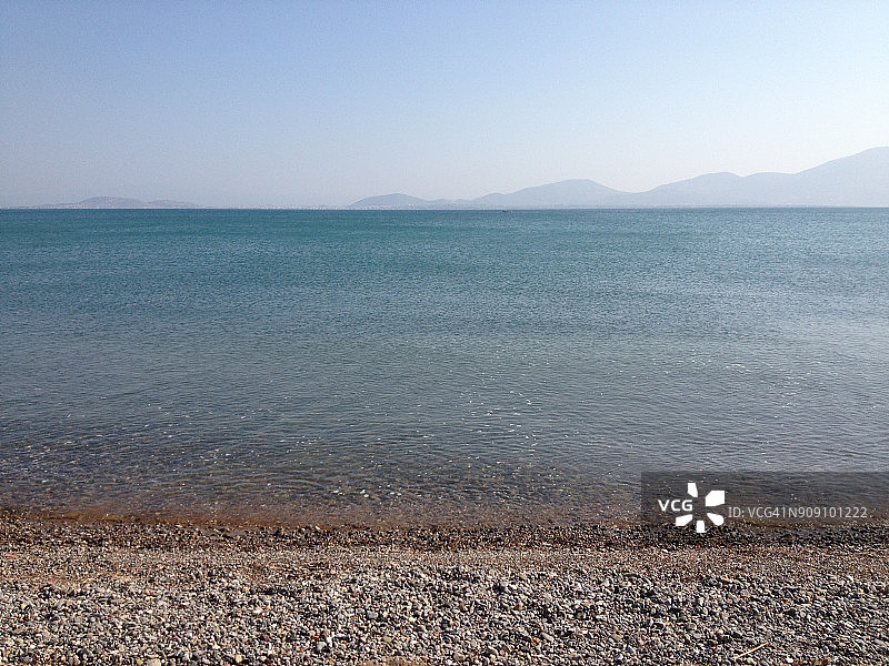 海滩清晨图片素材