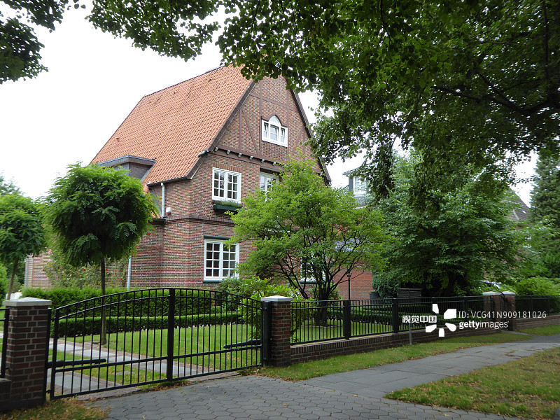 豪华欧式城镇别墅图片素材