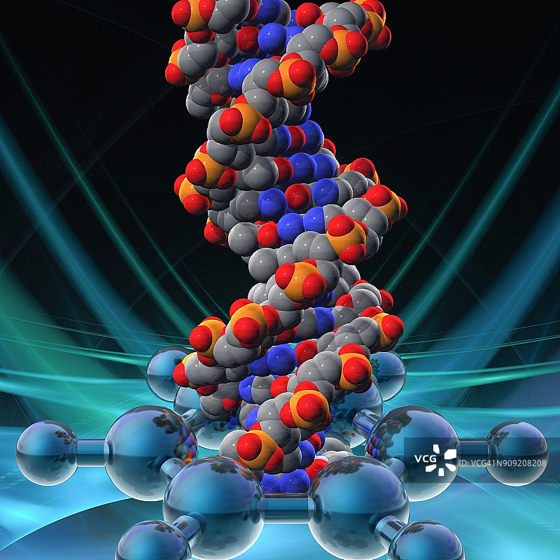 DNA损伤，图示图片素材