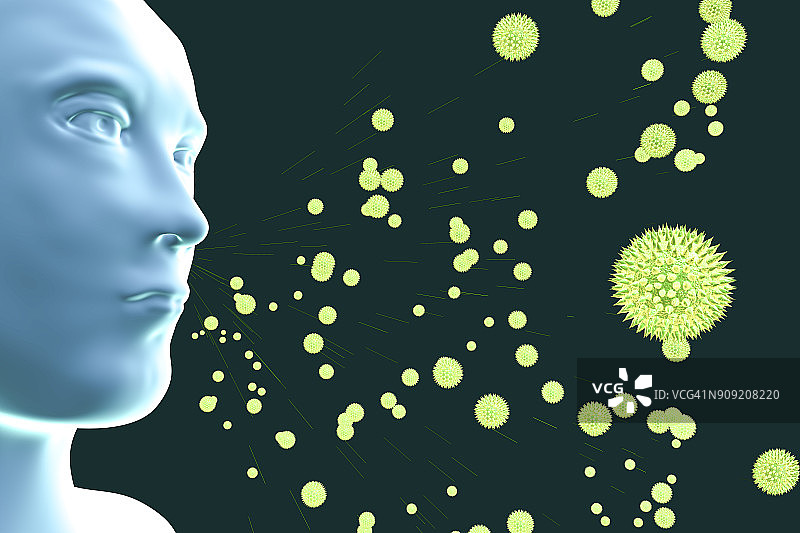 来自不同植物的花粉粒图片素材