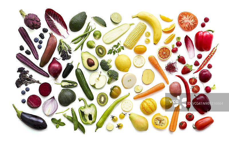 新鲜水果和蔬菜图片素材
