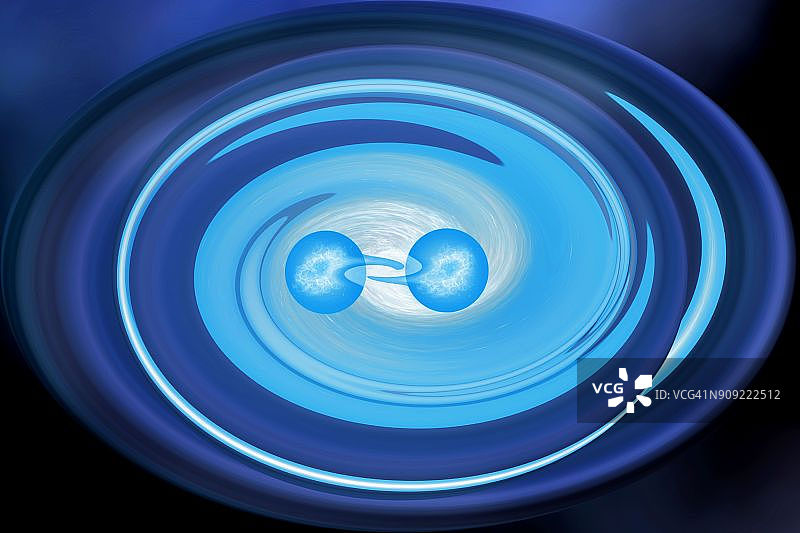 两颗中子星碰撞图片素材