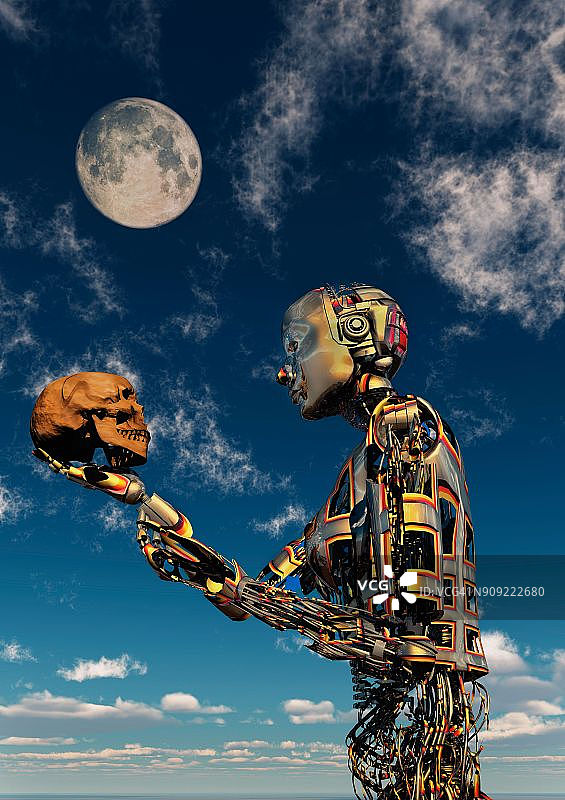 从有机到生物机械的进化图片素材