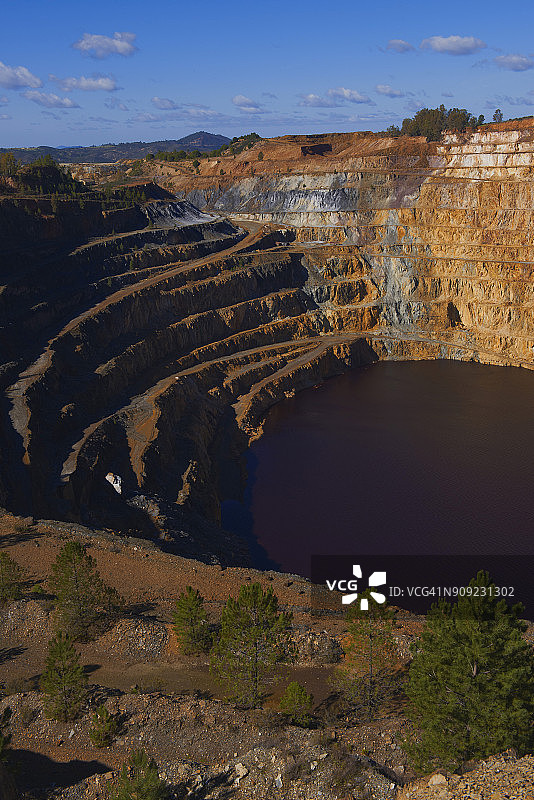 西班牙安达卢西亚力拓矿区图片素材