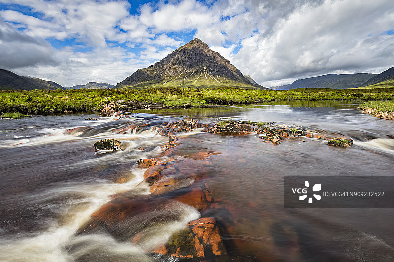 英国苏格兰高地科河峡谷风光图片素材