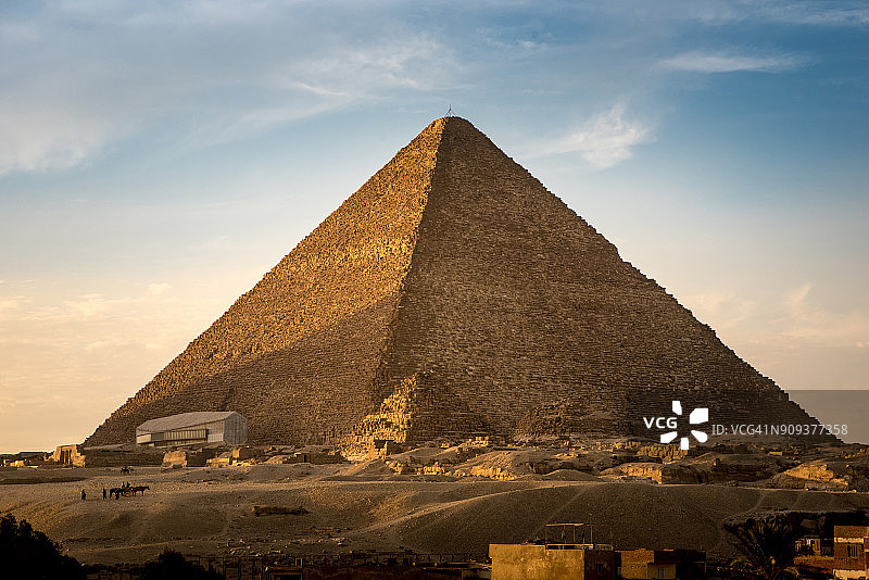 吉萨的胡夫金字塔图片素材
