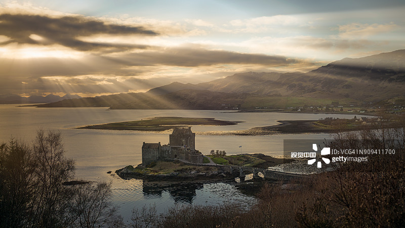 苏格兰艾琳多南城堡图片素材