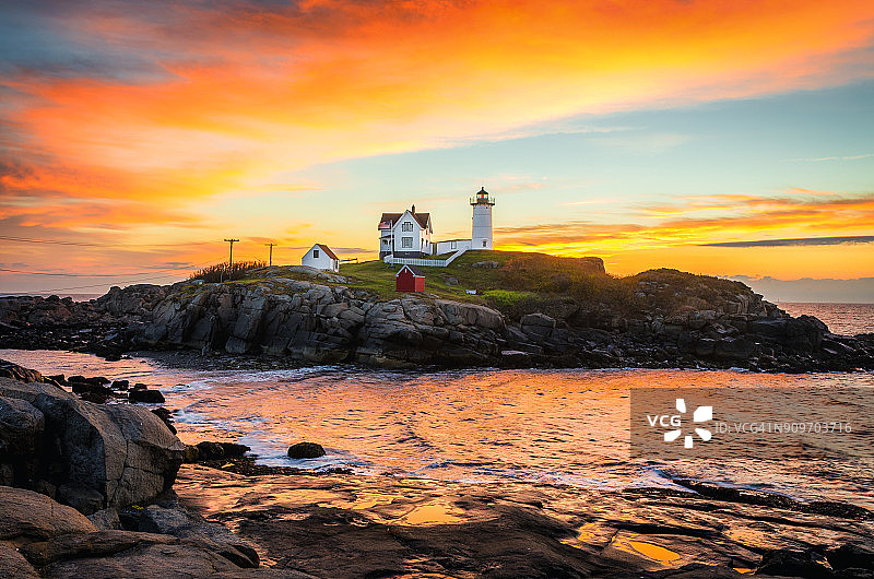 纽布尔灯塔图片素材