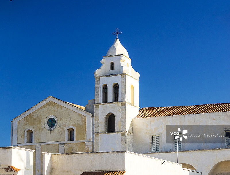 圣方济各教堂的中世纪外观图片素材